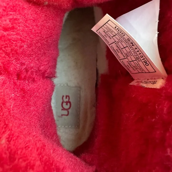 UGG Women's Classic Clear Mini Ankle Boots Red US Size‎ 7 - Picture 14 of 16